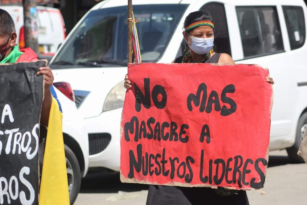Uno de los reclamos de la Minga es por la escalada de violencia en Caldono.