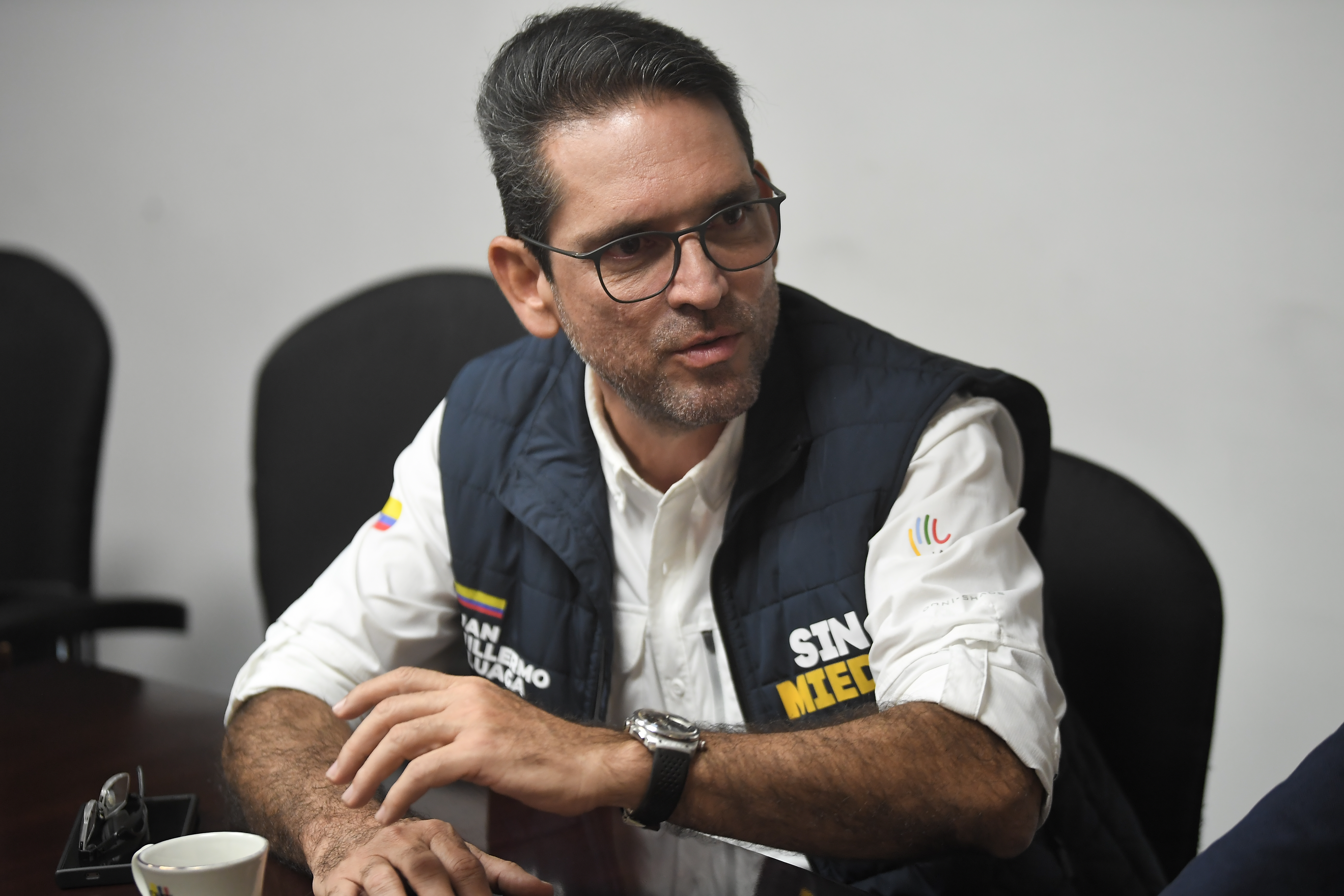 Exgobernador del Meta durante entrevista