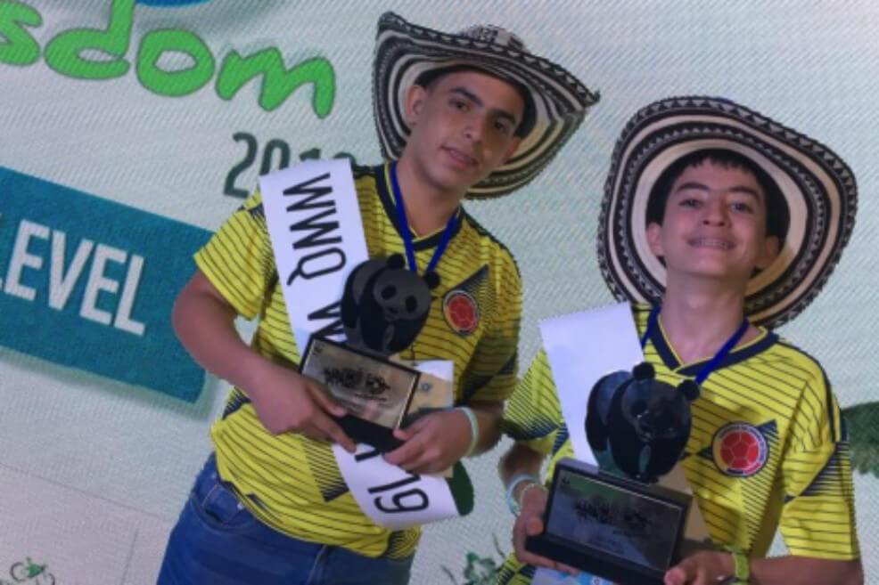 Dos jóvenes colombianos ganan concurso global sobre biodiversidad