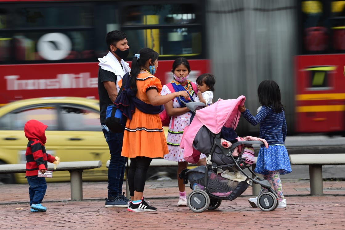 Según los líderes de la comunidad embera en Bogotá, son cerca de 20 familias las que están afectadas y no cuentan con beneficios del Distrito.
