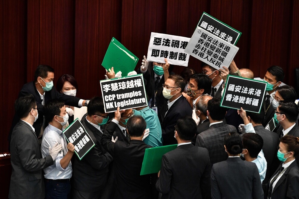 Las protestas en Hong Kong podrían regresar ante ley de seguridad Nacional en China