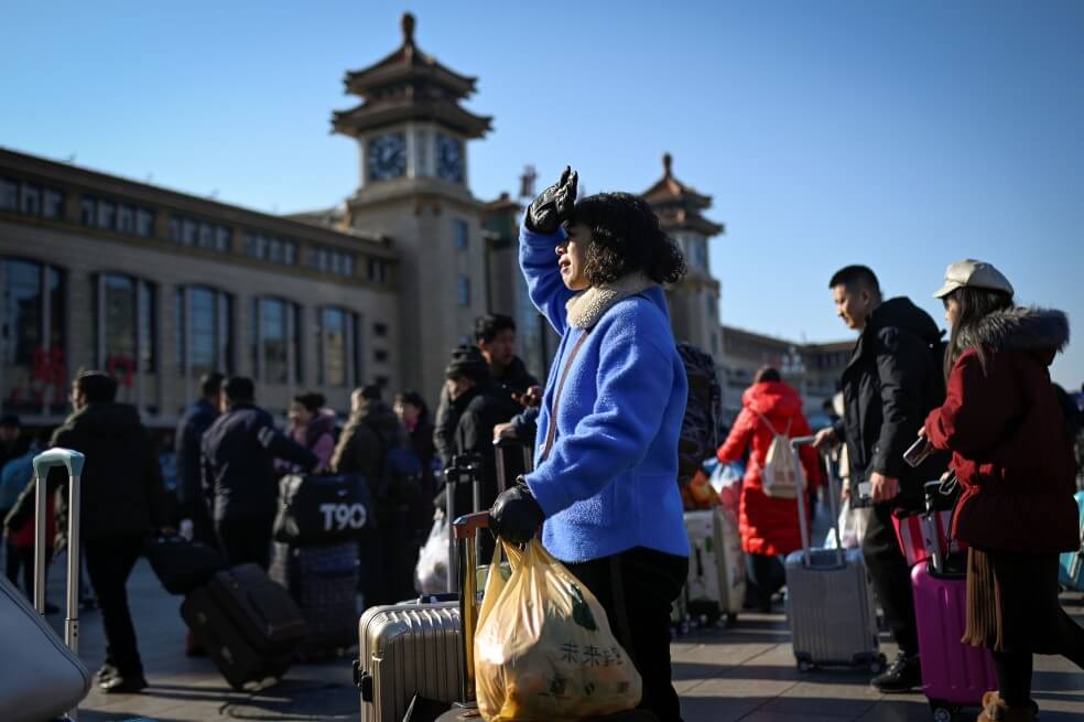 Tres mil millones de viajes en 40 días: el caos de China para celebrar su Año Nuevo