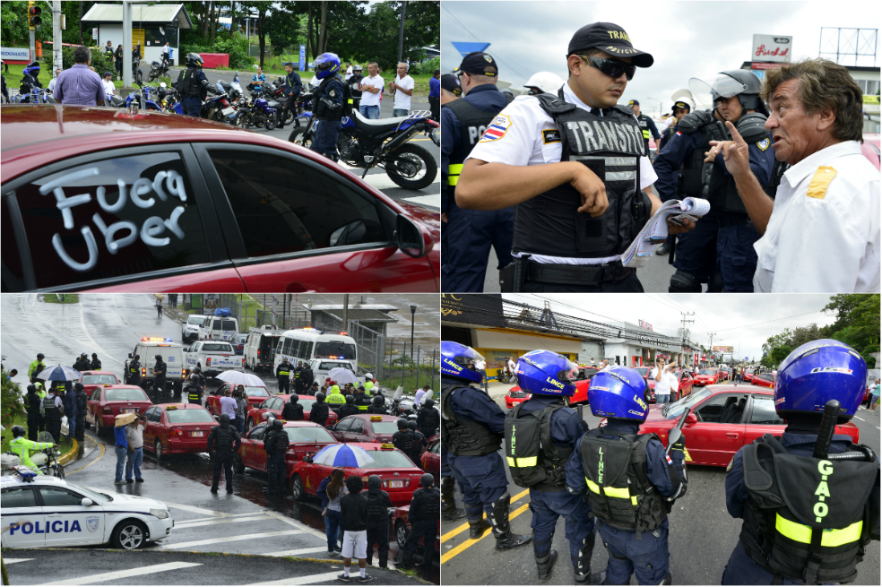 ¿Por qué protestan los taxistas en Costa Rica?