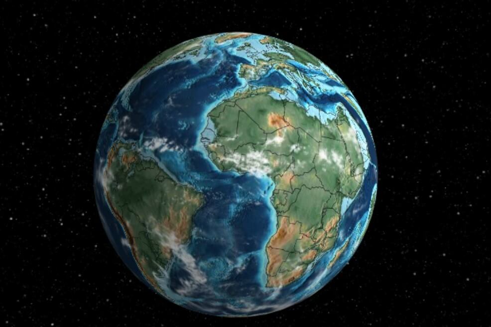 El mapa que muestra cómo se veía cualquier ciudad desde hace 750 millones de años