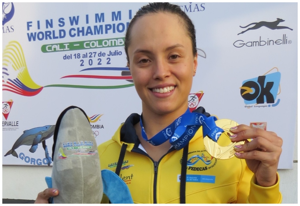 Colombia logró dos medallas en primera jornada del Mundial de Natación con Aletas