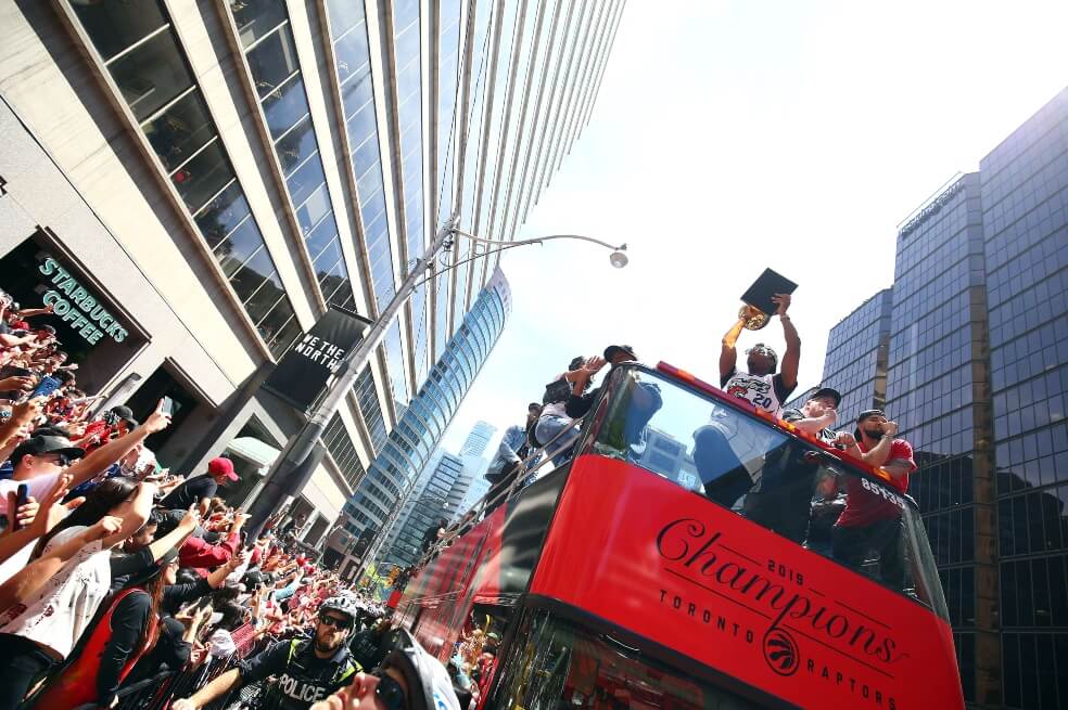 Dos heridos graves en Toronto durante la celebración de los Raptors