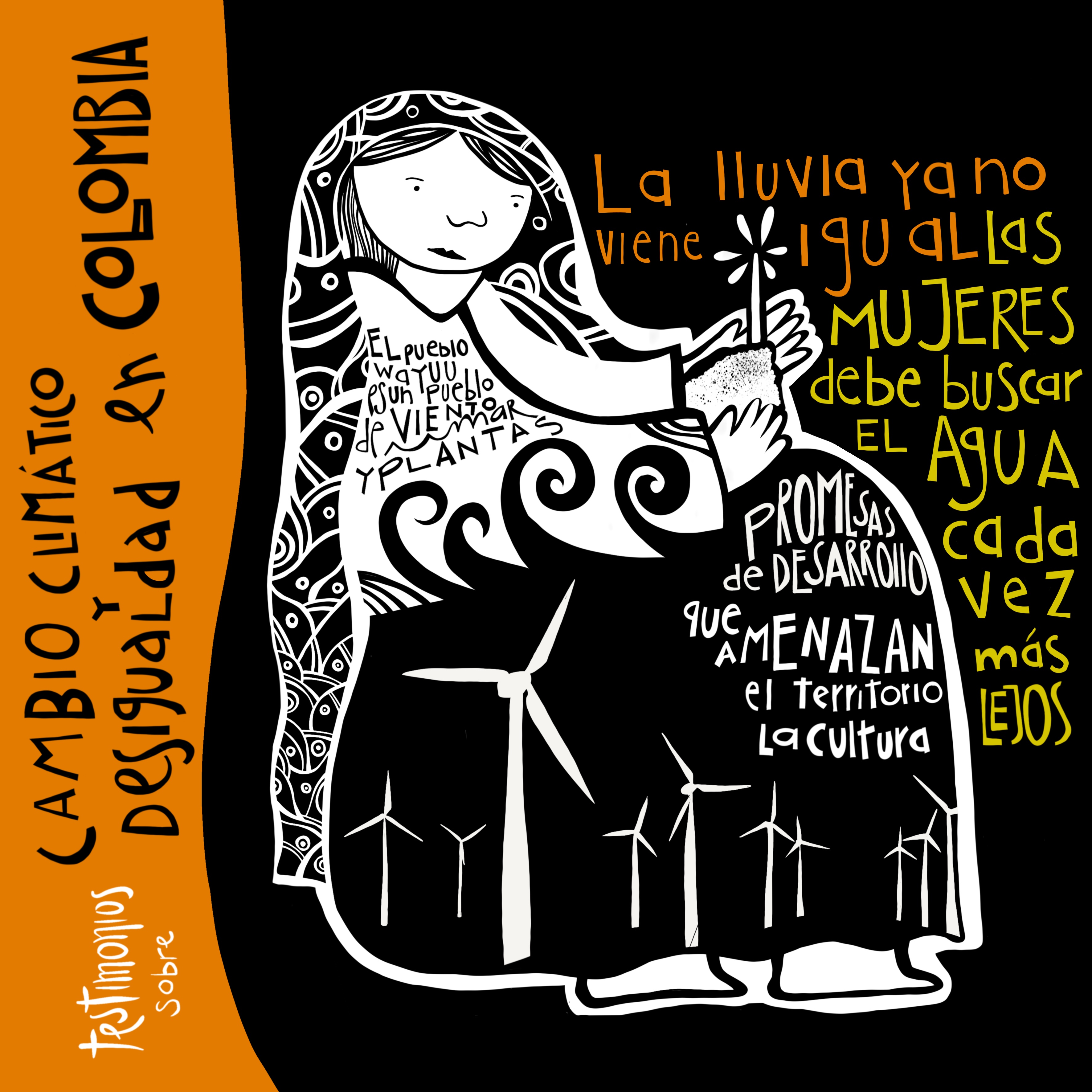 Ilustración a partir del Diálogo de Saberes sobre Cambio Climático y Desigualdad del Colectivo ¡Re-Imaginemos!