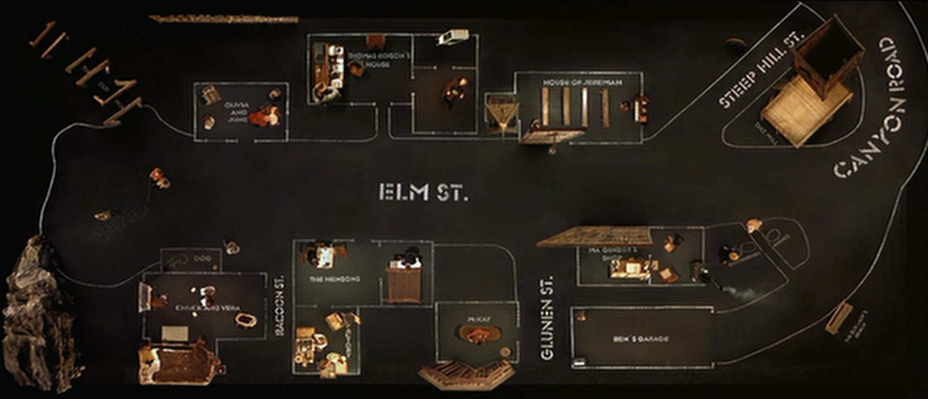 Escena de la película Dogville de Lars von Trier
