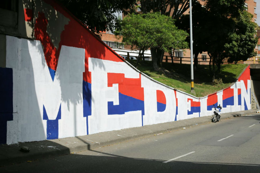 Con murales, hinchada paisa se prepara para el clásico entre Nacional y Medellín