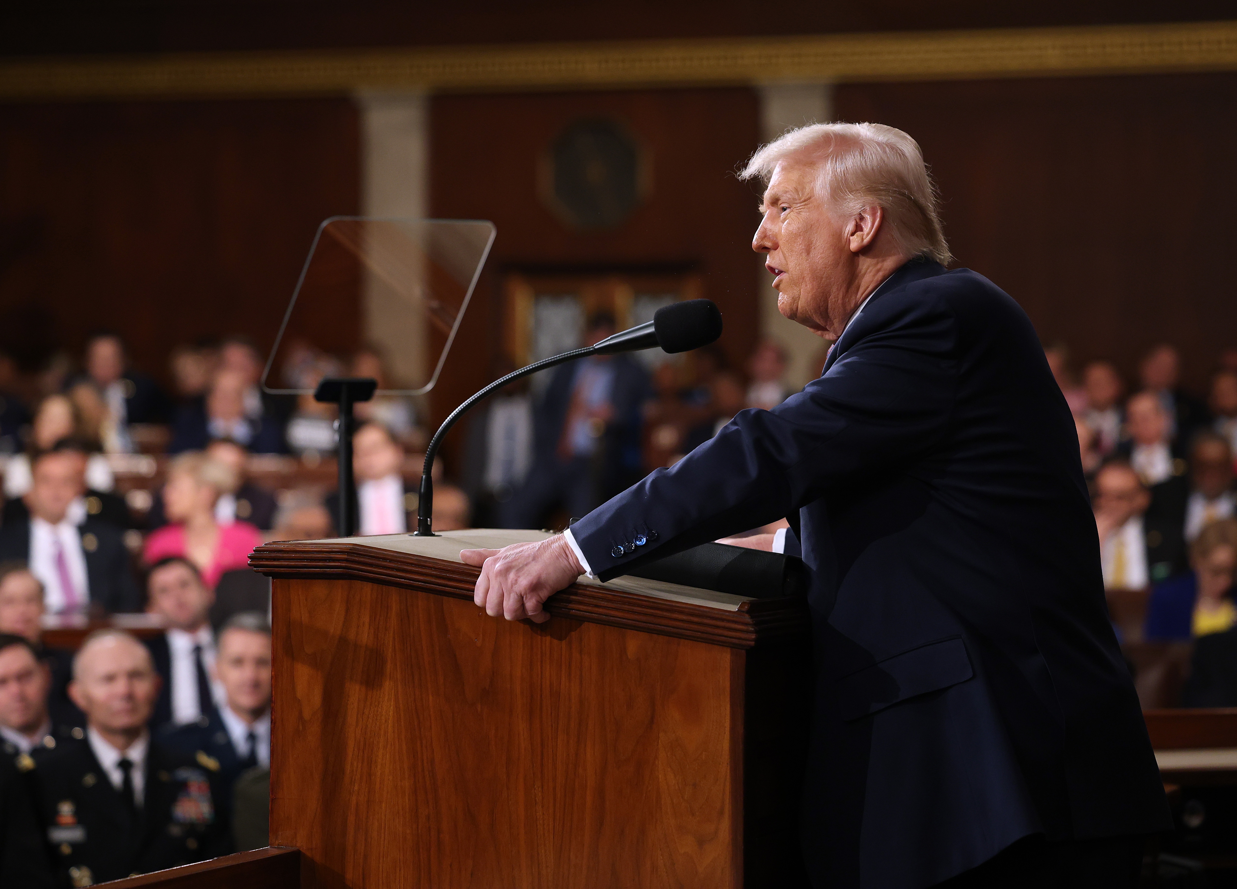 Trump criticó a Colombia ante el Congreso y dijo que la ayuda era un despilfarro