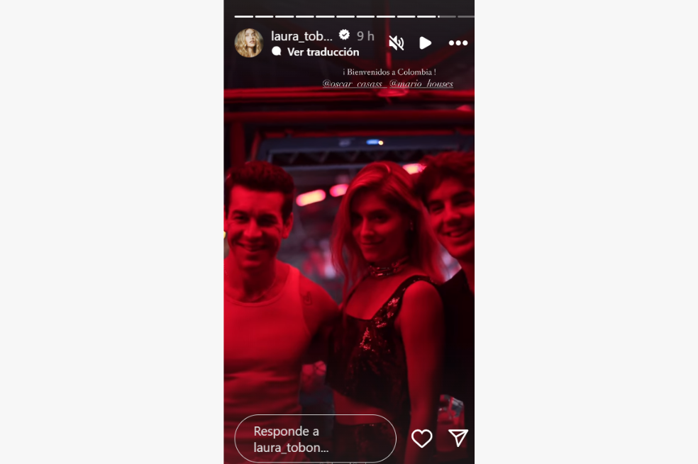 Laura Tobón disfrutó noche junto a Mario Casas y su guapo hermano: “qué envidia”