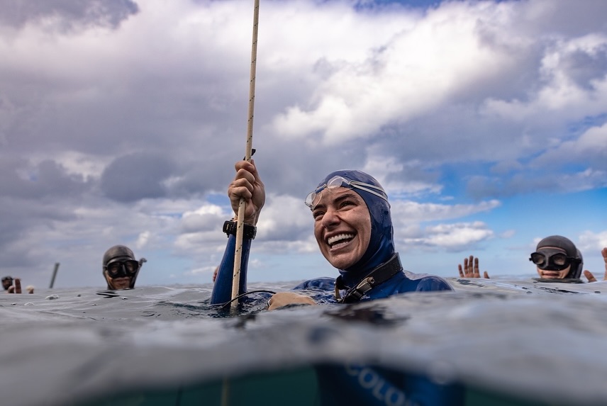 Sofía Gómez, la apneísta que brilla en lo más profundo del agua