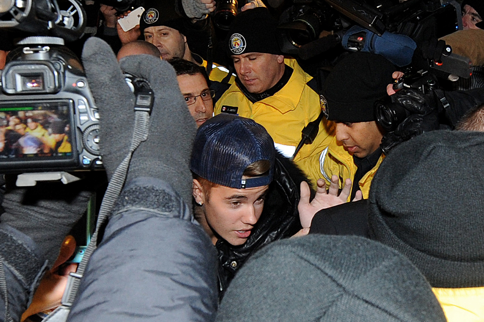 Así fue el arresto de Justin Bieber en Canadá