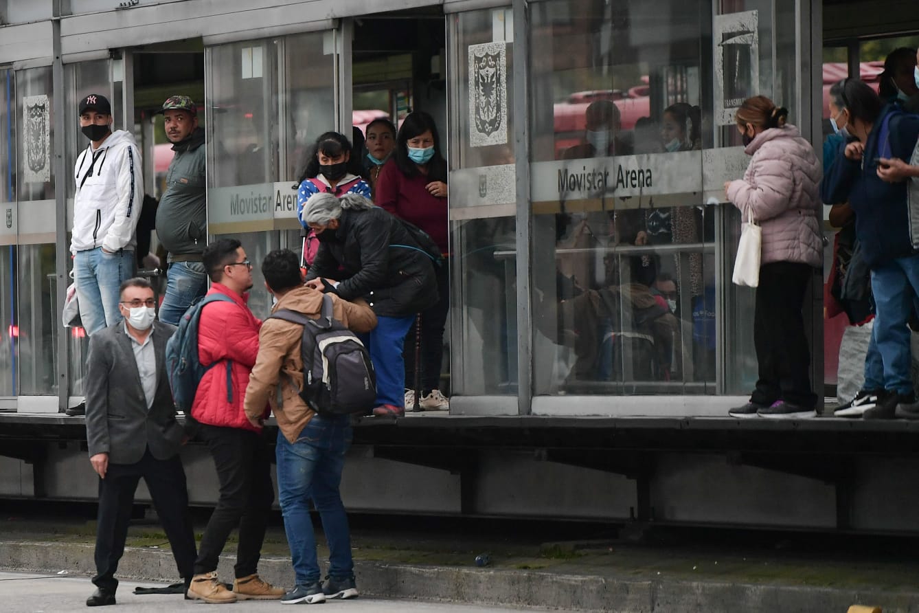 Durante la jornada se reportaron los cierres de estaciones en las troncales de calle 13 y la avenida NQS.