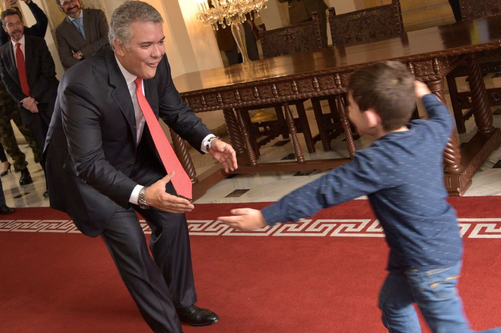 Así fue el encuentro del presidente Duque con Cristo José