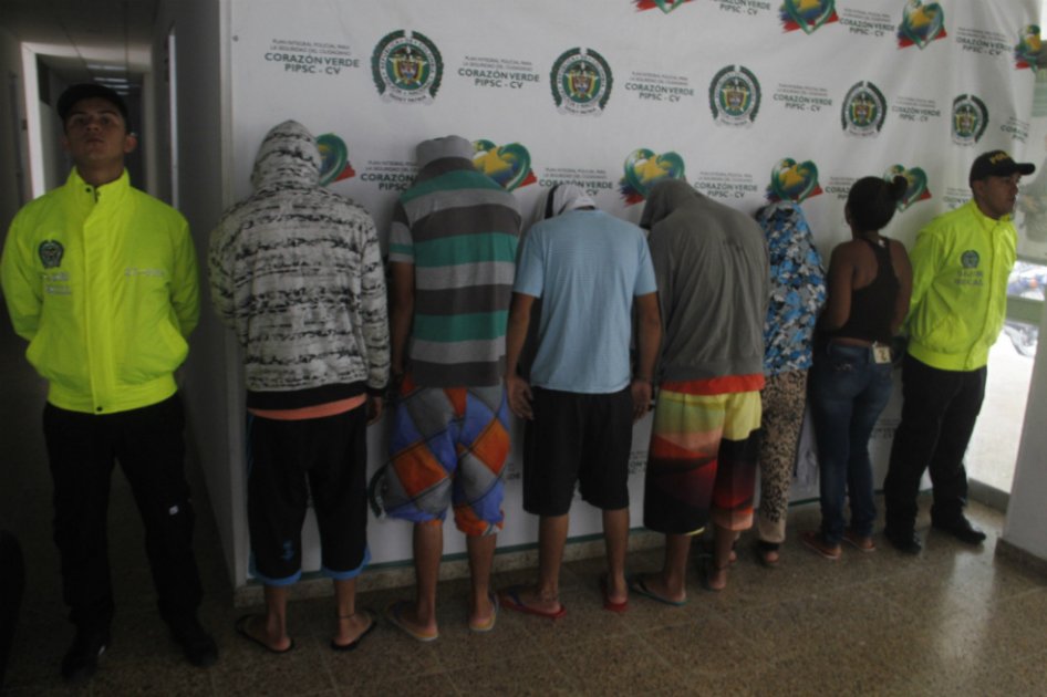 Policía de Cali captura a siete integrantes de la banda ´Los Cocos´