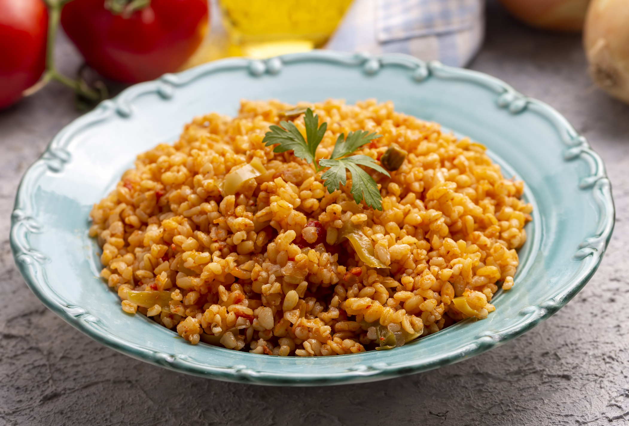 Arroz meloso con plátano maduro y queso costeño