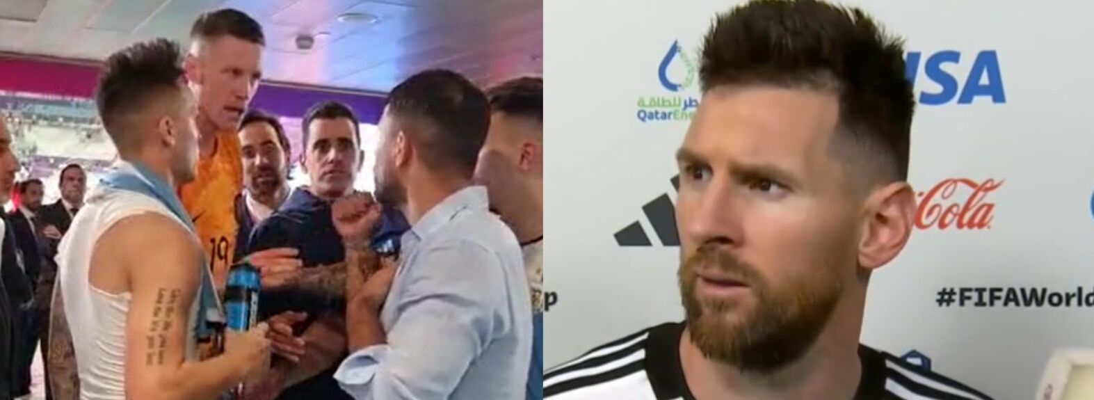“¿Qué mirás, bobo?”, video revela lo que sucedió detrás del disgusto de Messi