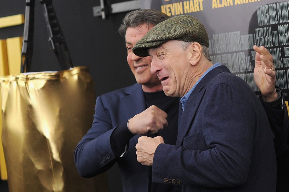 Sylvester Stallone y Robert De Niro, a puño limpio en el set de rodaje