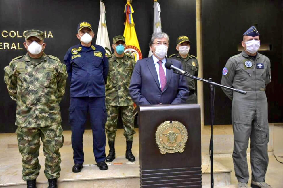 Fuerza pública «está lista» para garantizar la cuarentena, asegura ministro de Defensa