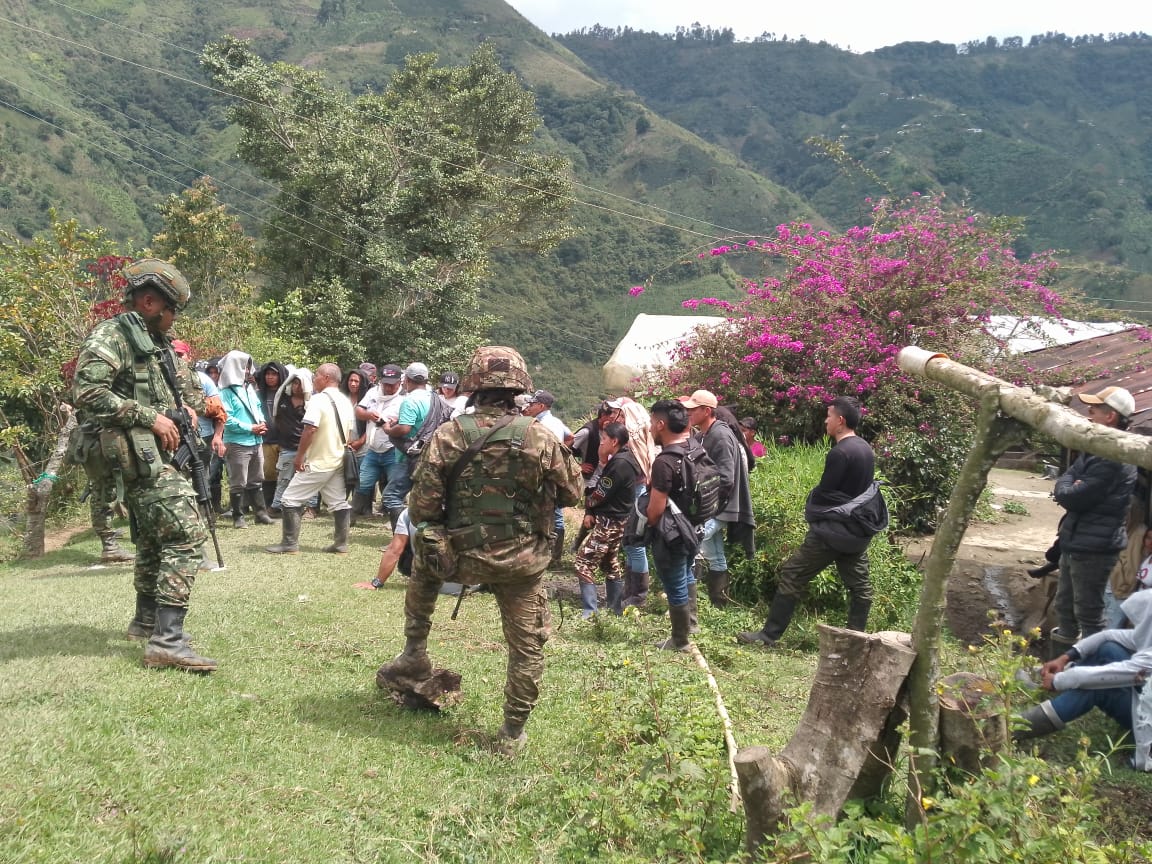 Ejército Nacional denunció el secuestro de un grupo de militares en Carmen de Atrato, Chocó