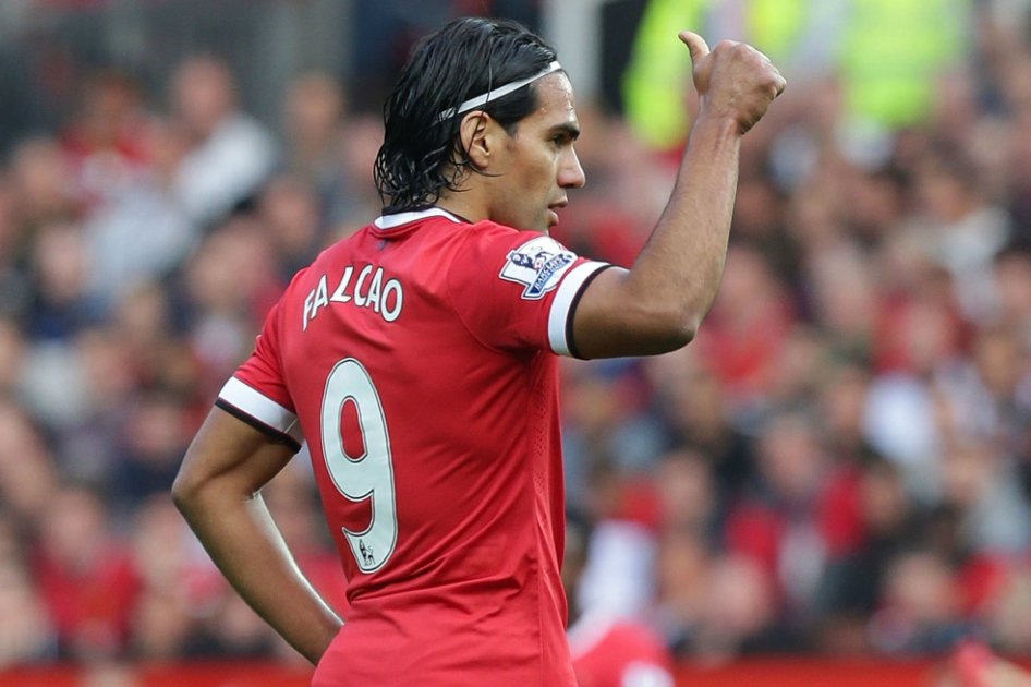Falcao fue titular en la victoria del Manchester United contra el QPR
