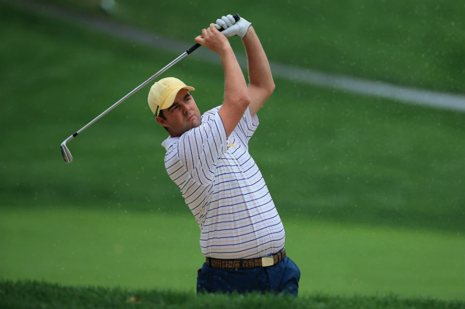 El golfista asutraliano Marc Leishman, perteneciente al equipo Resto del Mundo.