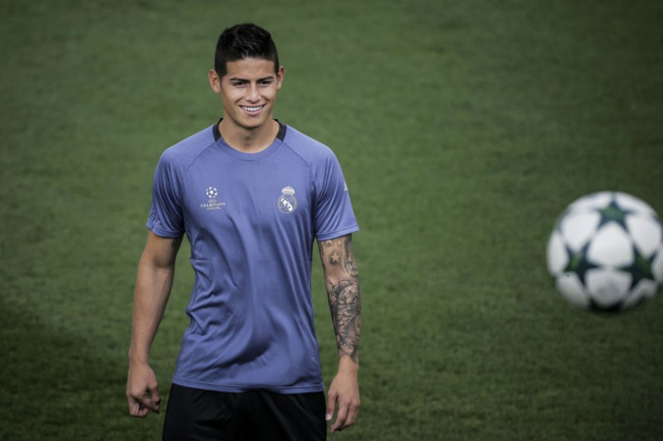 James, dentro de los convocados para el debut del Real Madrid en Champions