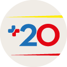 Logo de Colombia +20