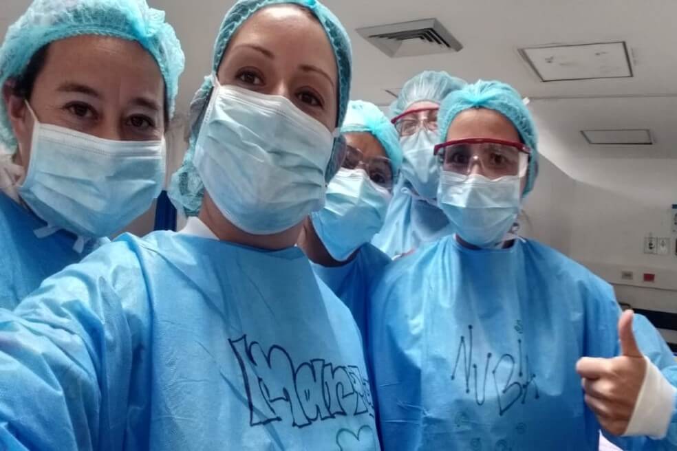 Así es ser enfermera en la primera línea contra el coronavirus