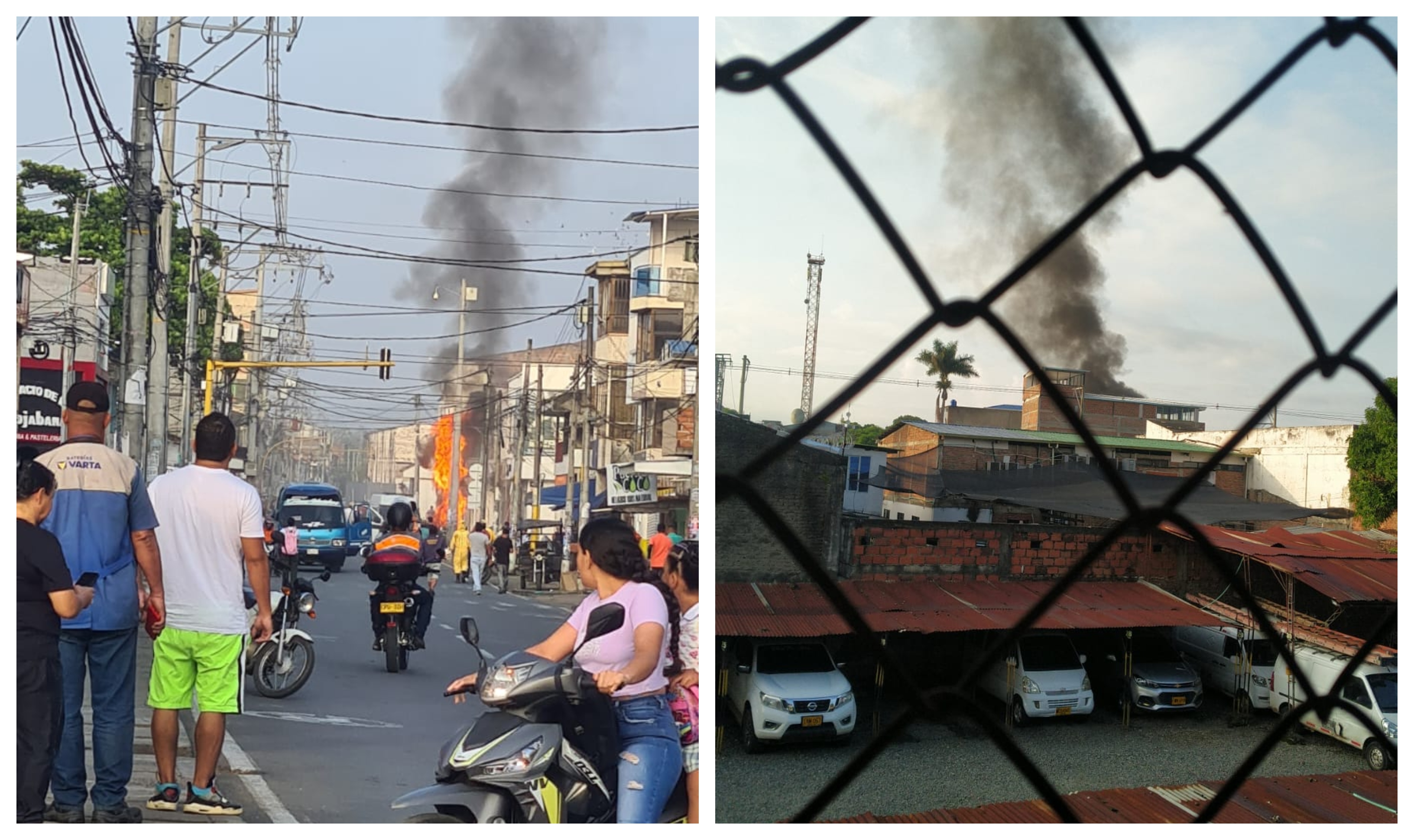 Criminales estallan motobomba en el casco urbano de Jamundí