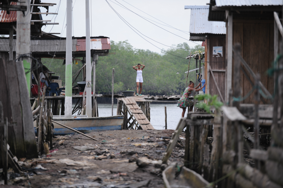 La población flotante de Tumaco