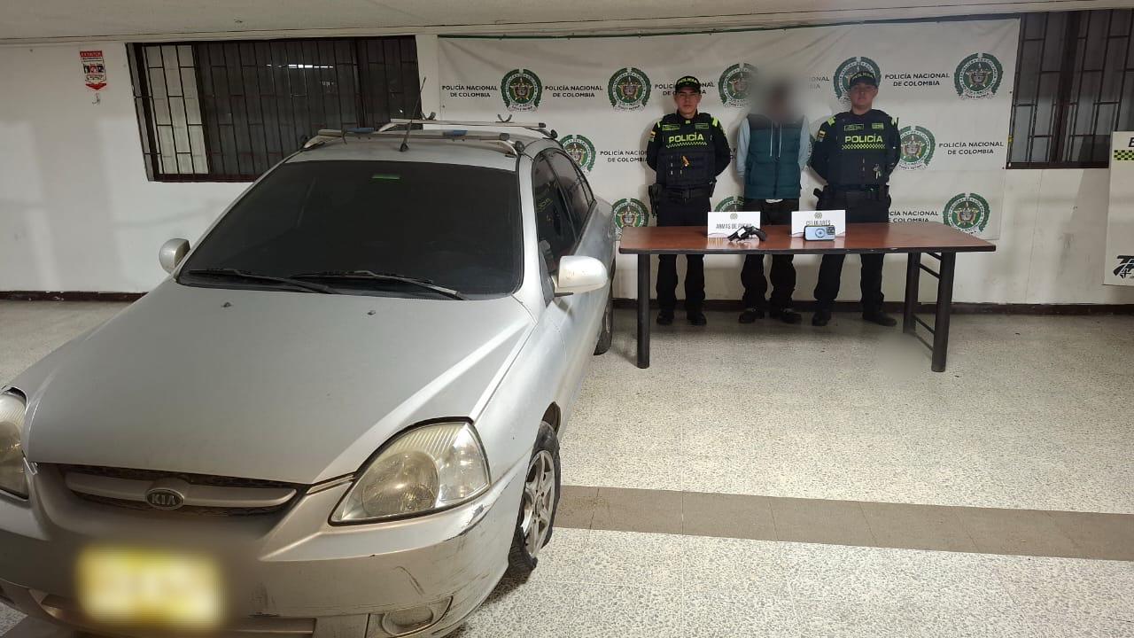 Asalto en el norte de Bogotá terminó con un detenido y vehículo recuperado
