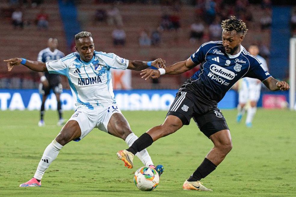 Millonarios perdió con Medellín y se hunde en la tabla de la Liga BetPlay