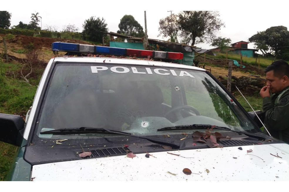 Un policía herido en emboscada a patrulla en vía Morales–Piendamó, Cauca