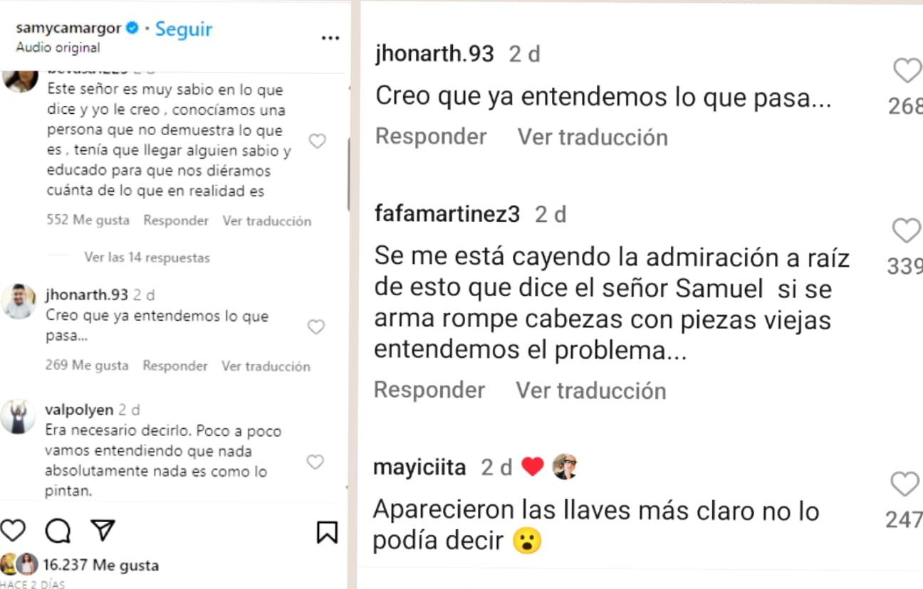 Papá de Felipe Saruma envió duro mensaje: fans sugieren que es para Andrea Valdiri