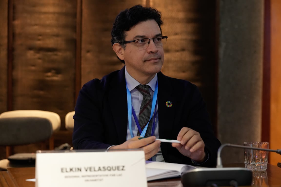 Elkin Velásquez, director regional para América Latina y el Caribe de ONU-Hábitat.