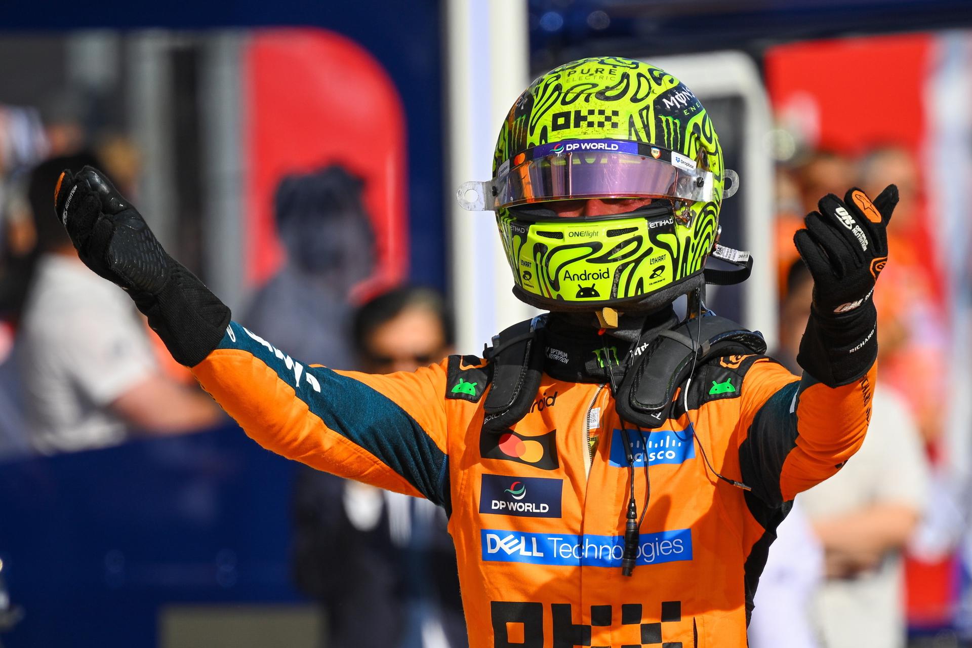 Fórmula 1: Lando Norris se reencontró con la victoria y celebró en el Gran Premio de Hungría