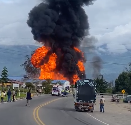 Explosión en fábrica del alcohol en Chipaque (Cundinamarca) deja varios heridos