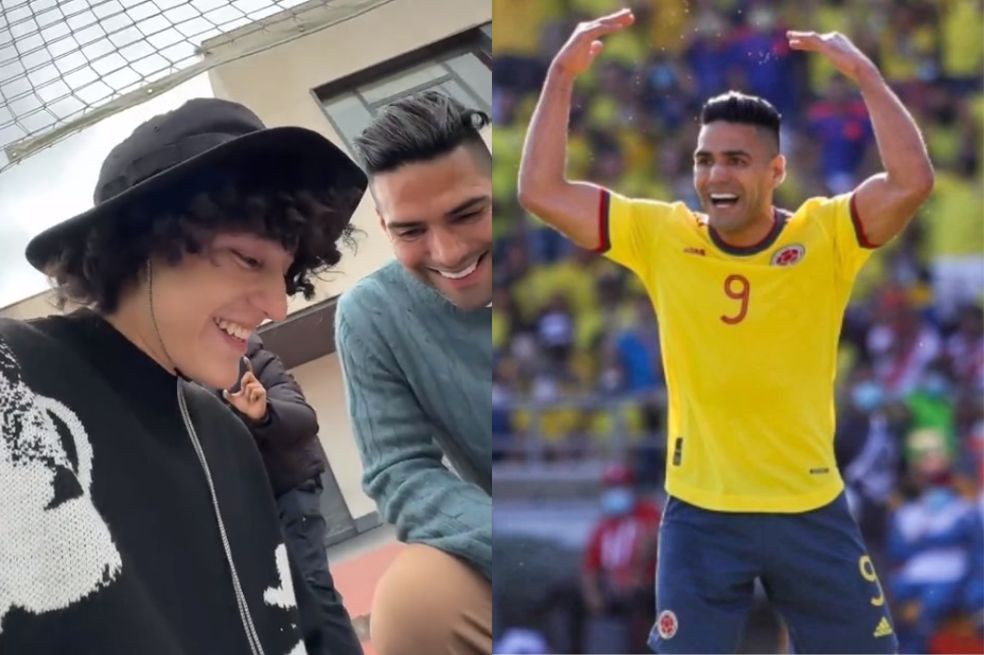 “Viva Colombia, viva Falcao”: el Tigre Falcao García no conocía su canción, así reaccionó