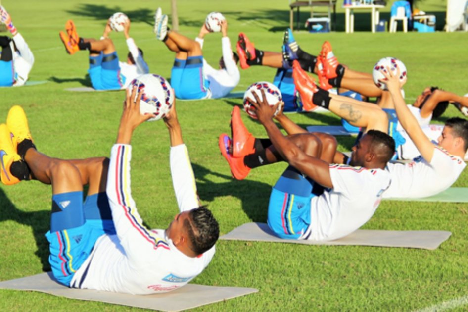 Selección Colombia inicia actividades en territorio gaucho con 14 jugadores