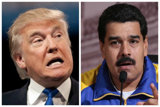 Donald Trump y Nicolás Maduro. 