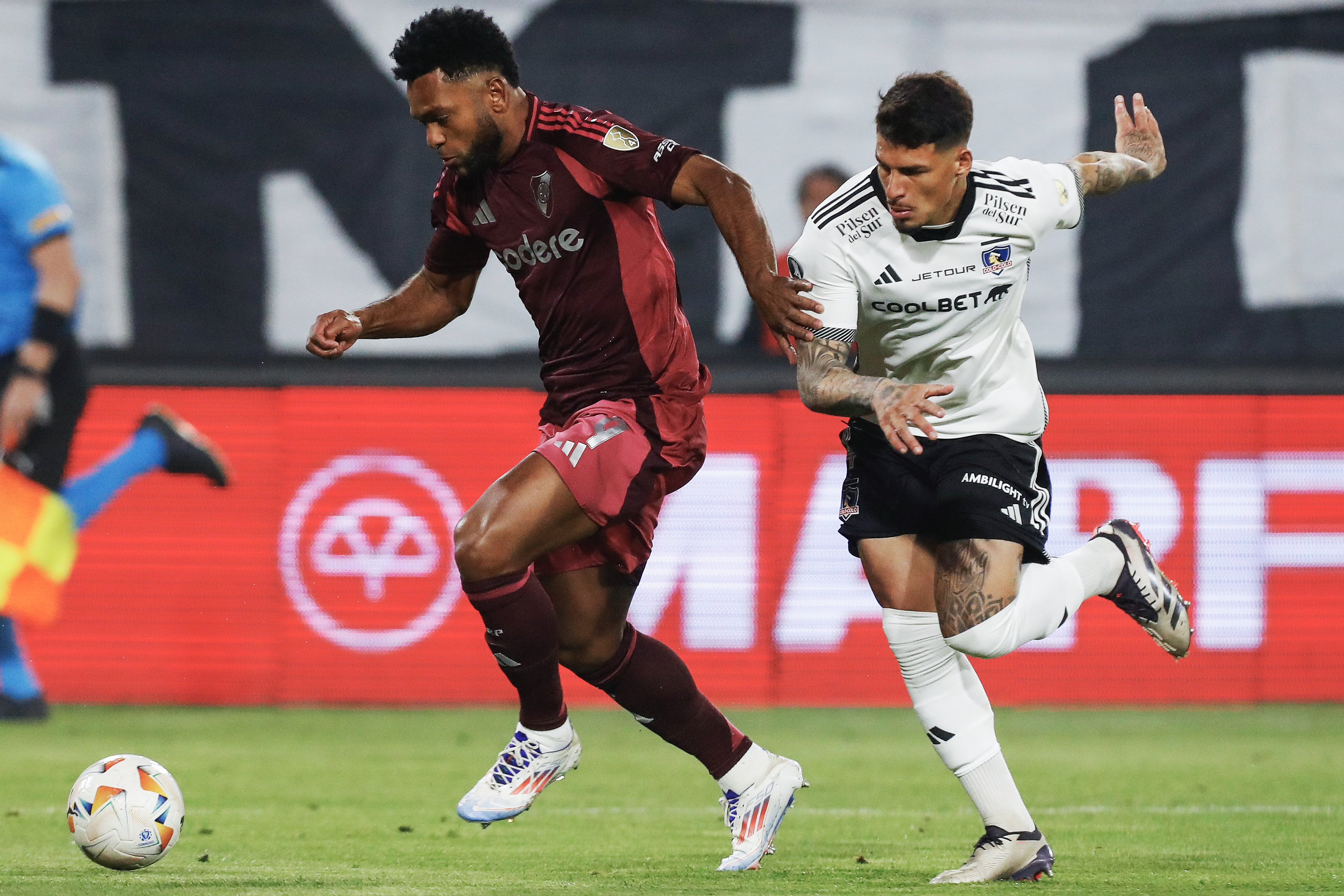 River Plate, con Miguel Borja, empató en casa de Colo Colo por Copa Libertadores