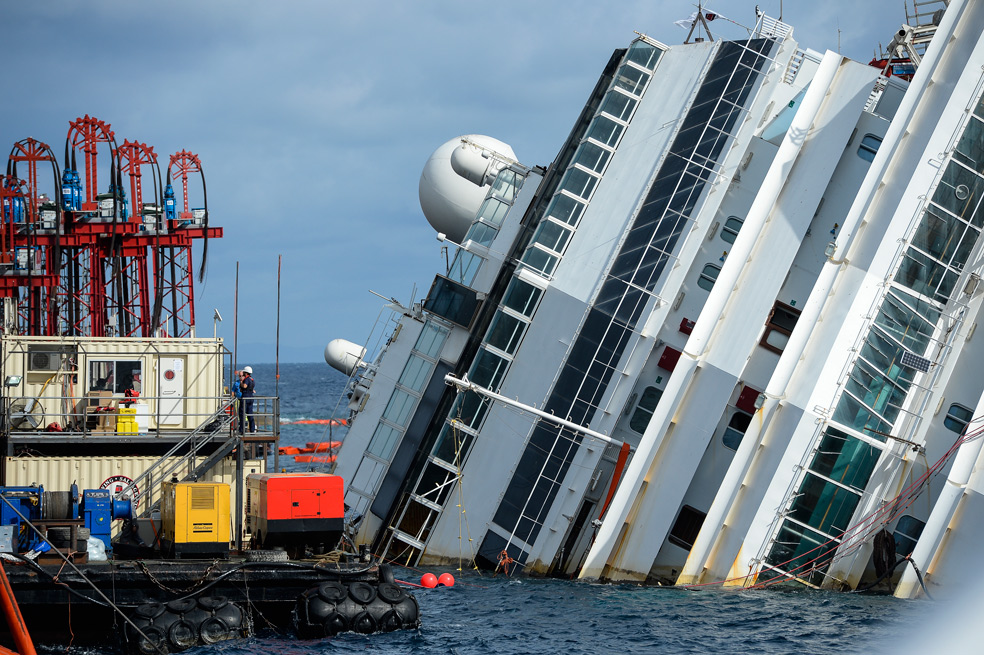 Listo operativo de enderezamiento del «Costa Concordia»