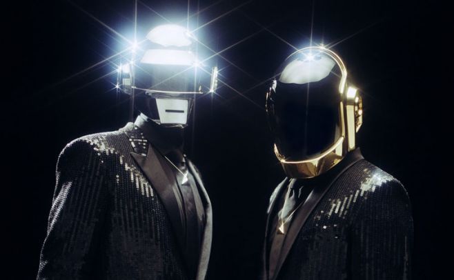 Imagen de la banda Daft Punk.