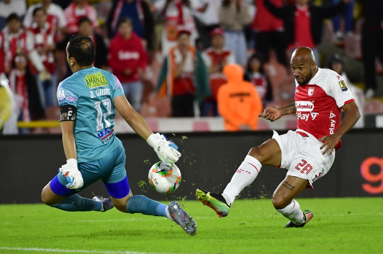 En imágenes: Once Caldas golpeó a Santa Fe en casa antes del clásico capitalino