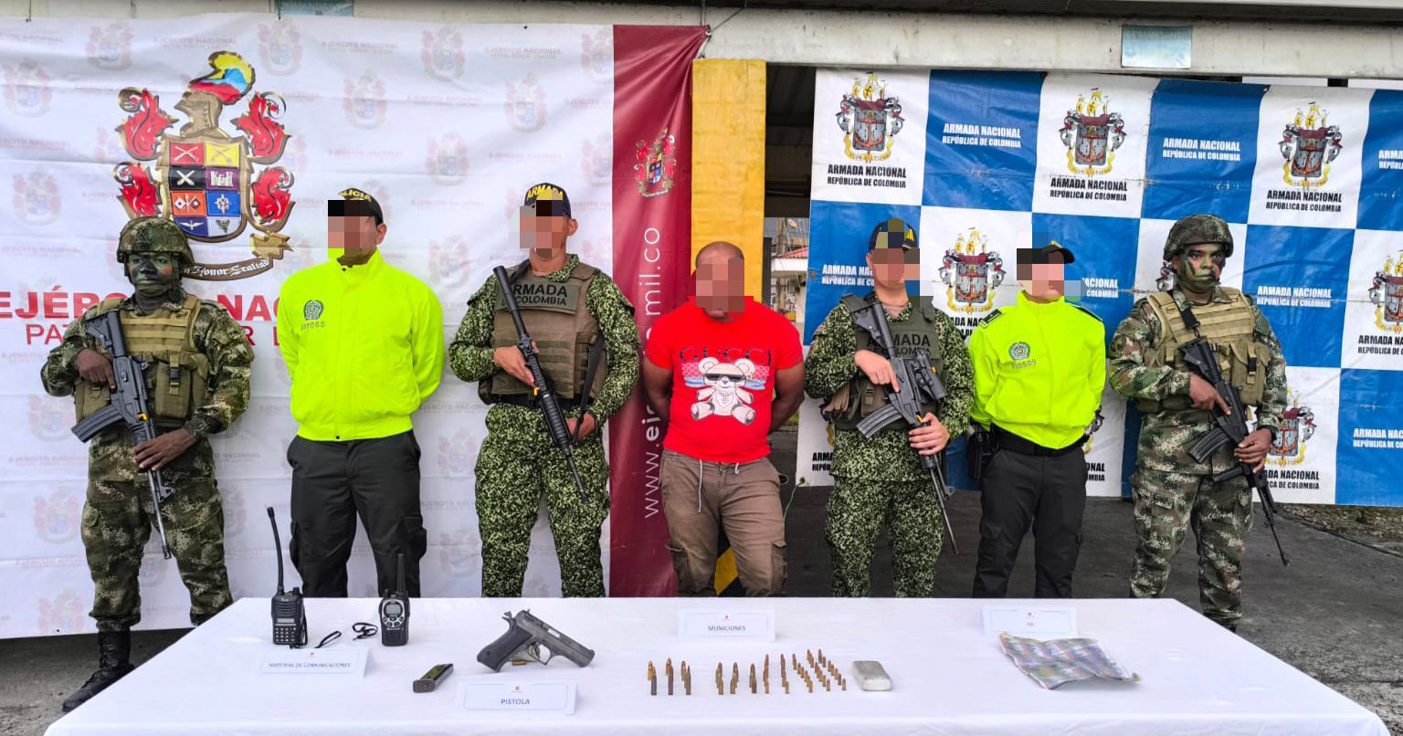 Capturan a alias Firulais, líder del Clan del Golfo en Chocó