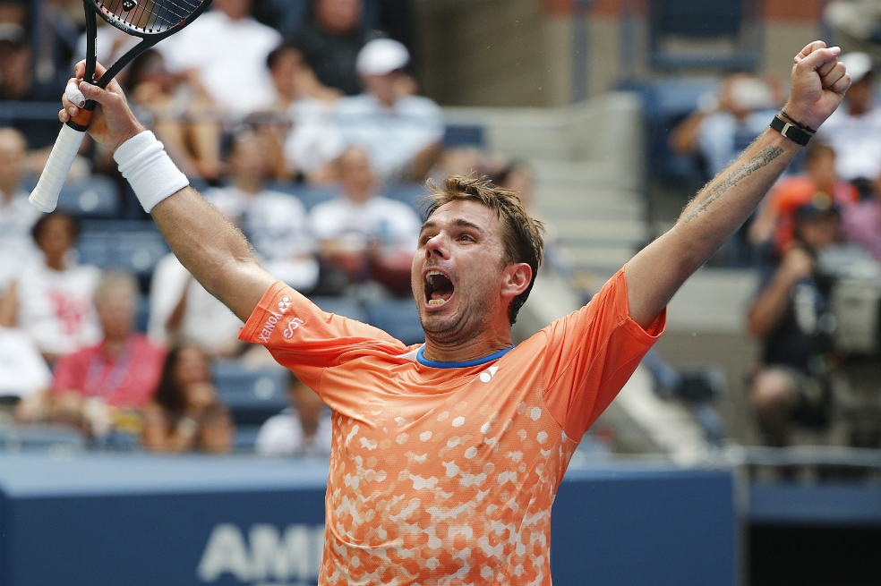 Wawrinka acaba con Dimitrov en primera ronda del Abierto de Estados Unidos