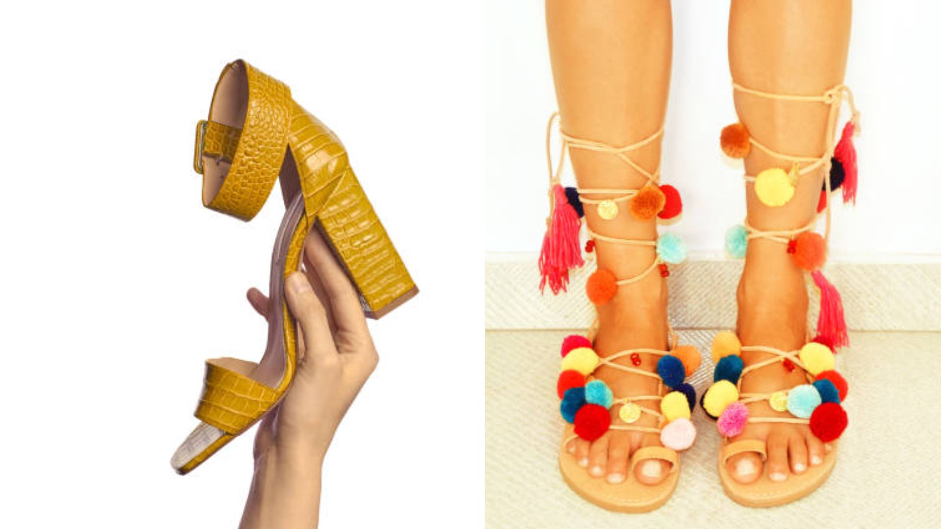Sandalias al estilo pulsera y gladiador para lucir en vacaciones