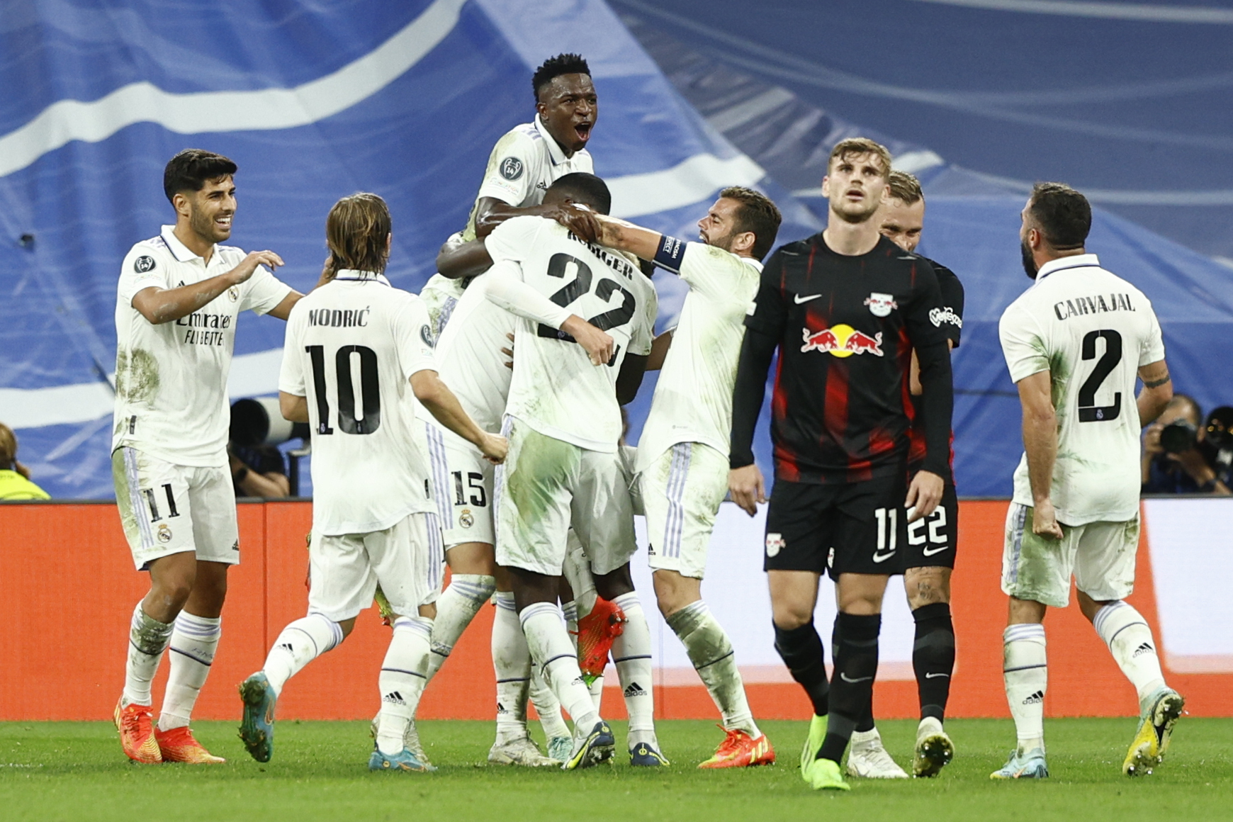 Real Madrid sufrió pero se llevó la victoria contra Leipzig